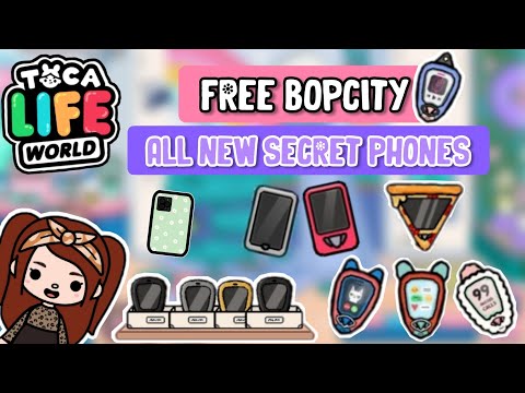 💖Free Bopcity All New Secret Phones in tocalifeworld | Toca Boca.