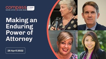 Making an enduring power of attorney webinar