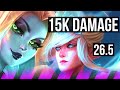 NAMI &amp; Katarina vs JANNA &amp; Smolder (SUP) | Perfect KDA: 5/0/22, 15K damage | EUNE Master | 26.5