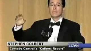 Colbert roasts Bush