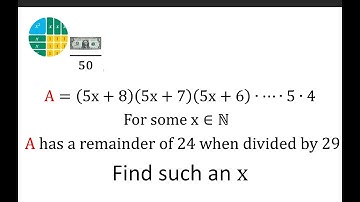 Product Of Consecutive Linear Factors divided by 29 leaves a remainder of 24