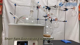 Essential Oil Short Path Distillation Equipment Kit 50KG 20L For Alcohol