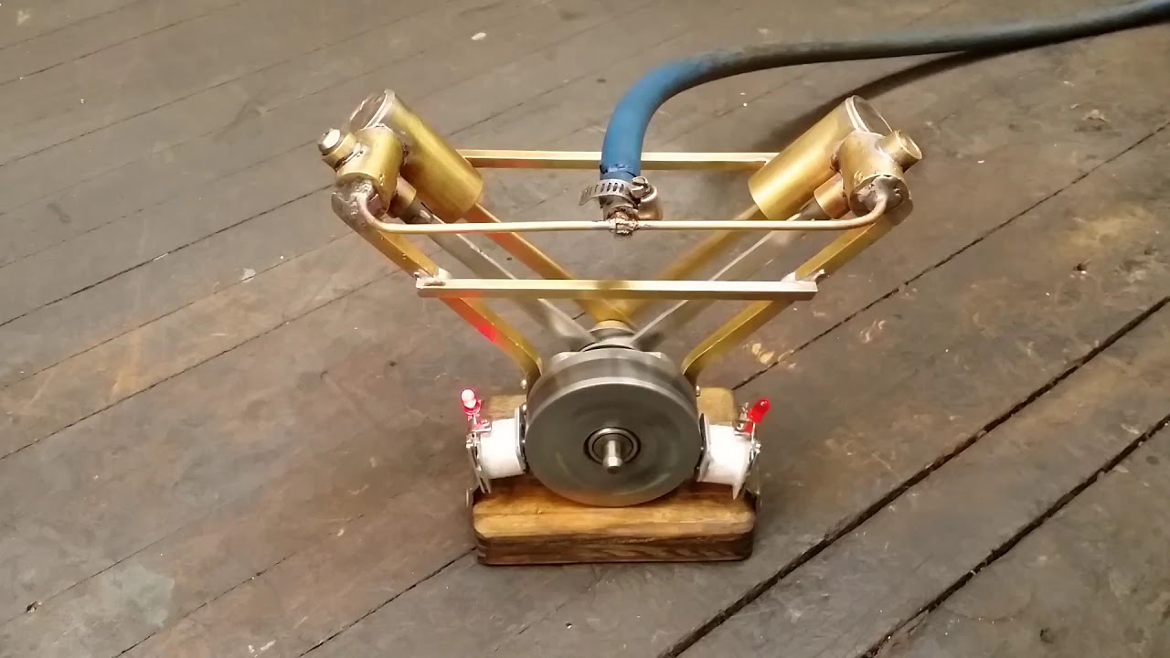 Homemade steam engine - YouTube