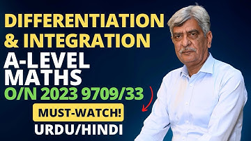 A-Level Math- DIFFERENTIATION & INTEGRATION 9709/33 O/N 2023 Q#10 Solution |Ultimate Guide (Part 10)