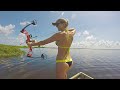 Bikini Bowfishing for Tilapia - Central Florida - Part 1