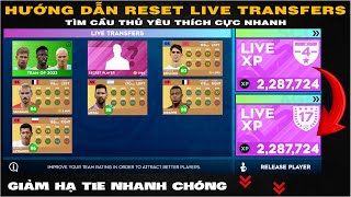 DLS 24 | Hướng dẫn Reset Live Transfers tìm cầu thủ cực nhanh | Hạ giảm TIE nhanh screenshot 3