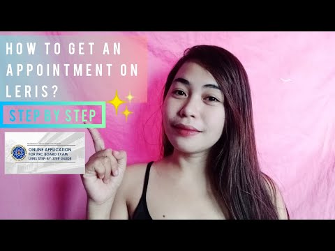How to get an Appointment on LERIS (Licensure Examination and Registration Information System) ?