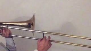 #28 Au Clair de la Lune - Essential Elements for Trombone Book 1