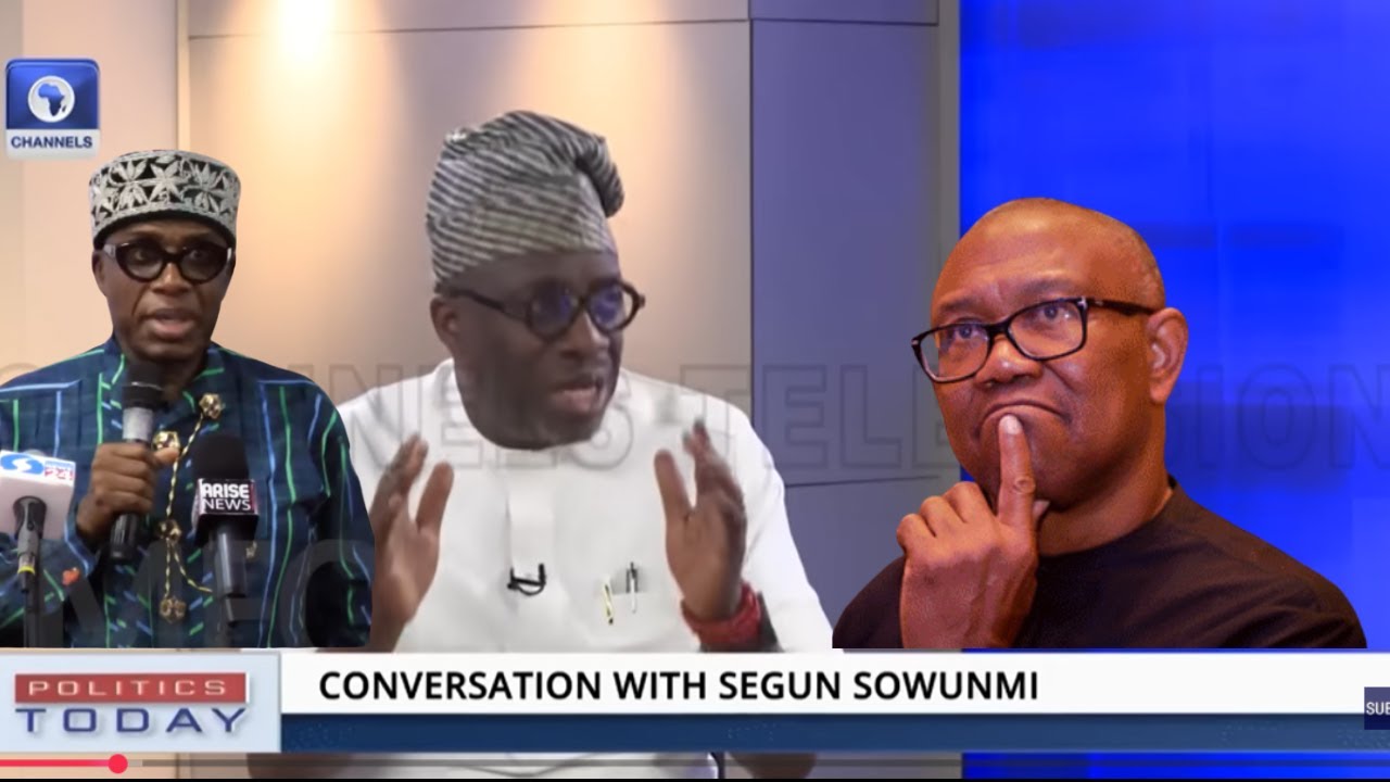 HEATED DEBATE! SEGUN SHOWUNI THROWS PETER OBI UNDER THE BUS, ENDORSES AMAECHI FOR PRESIDENT