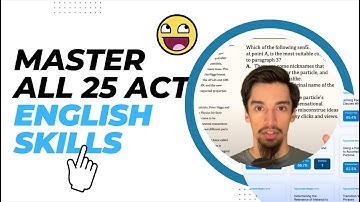 The 25 ACT English Problem Types | Learn Every ACT English Skill | ACT English Strategies and Tips