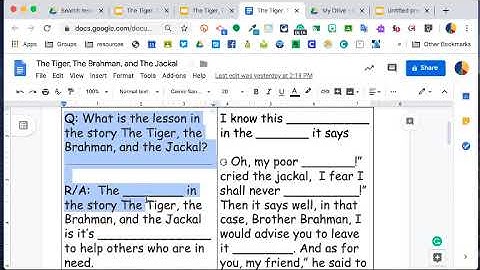 Drag and Drop with Google Slides