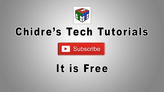 Subscribe to Chidre's Tech Tutorials - It's Free and Best Educational Channel 🚀 screenshot 5