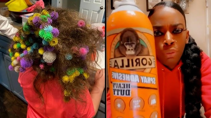 Gorilla Glue Demo Shows Power Of Product Woman Put In Hair - LADbible