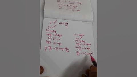 Problem based on logarithmic differentiation. #7 #IIT #logarithm #DifferentialCalculus