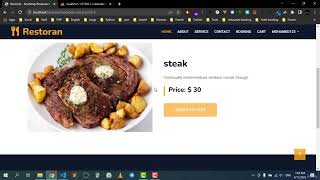 Restaurant Management System with PHP, MySQL, Bootstrap and PayPal