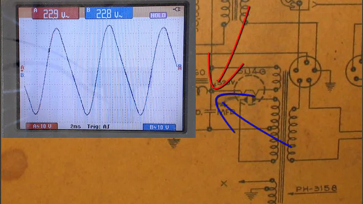 Vacuum tube power supply filtering waveforms part 2b