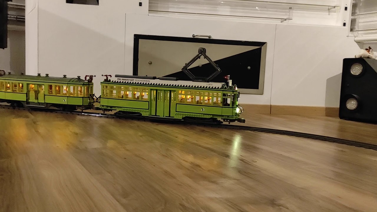 LEGO MOC Historic tram for DUPLO train track by tomaslambo