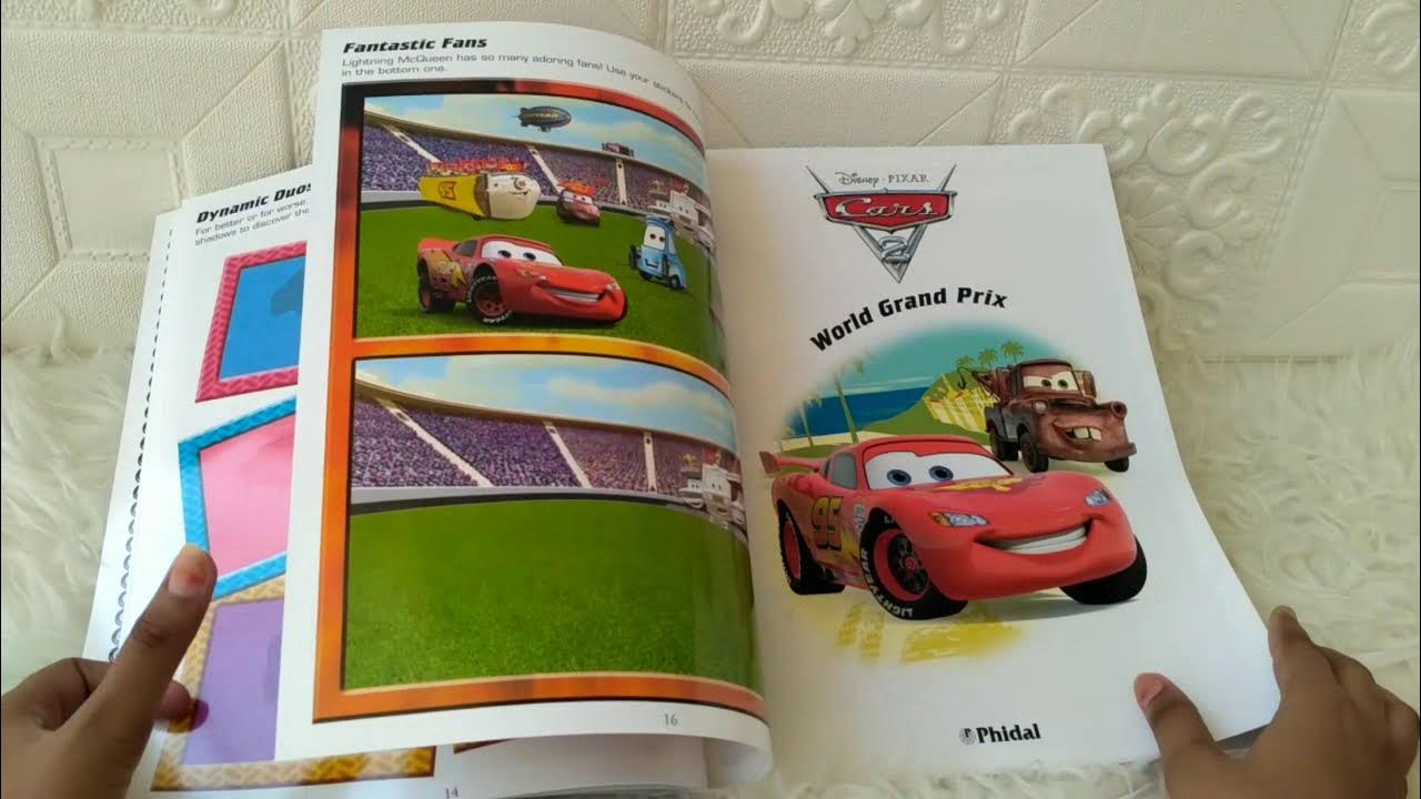 Sticker Book Treasury DISNEY PIXAR CARS 3 with Over 350 Reusable