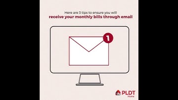 What should I do to receive my PLDT bill online | #QuickTips