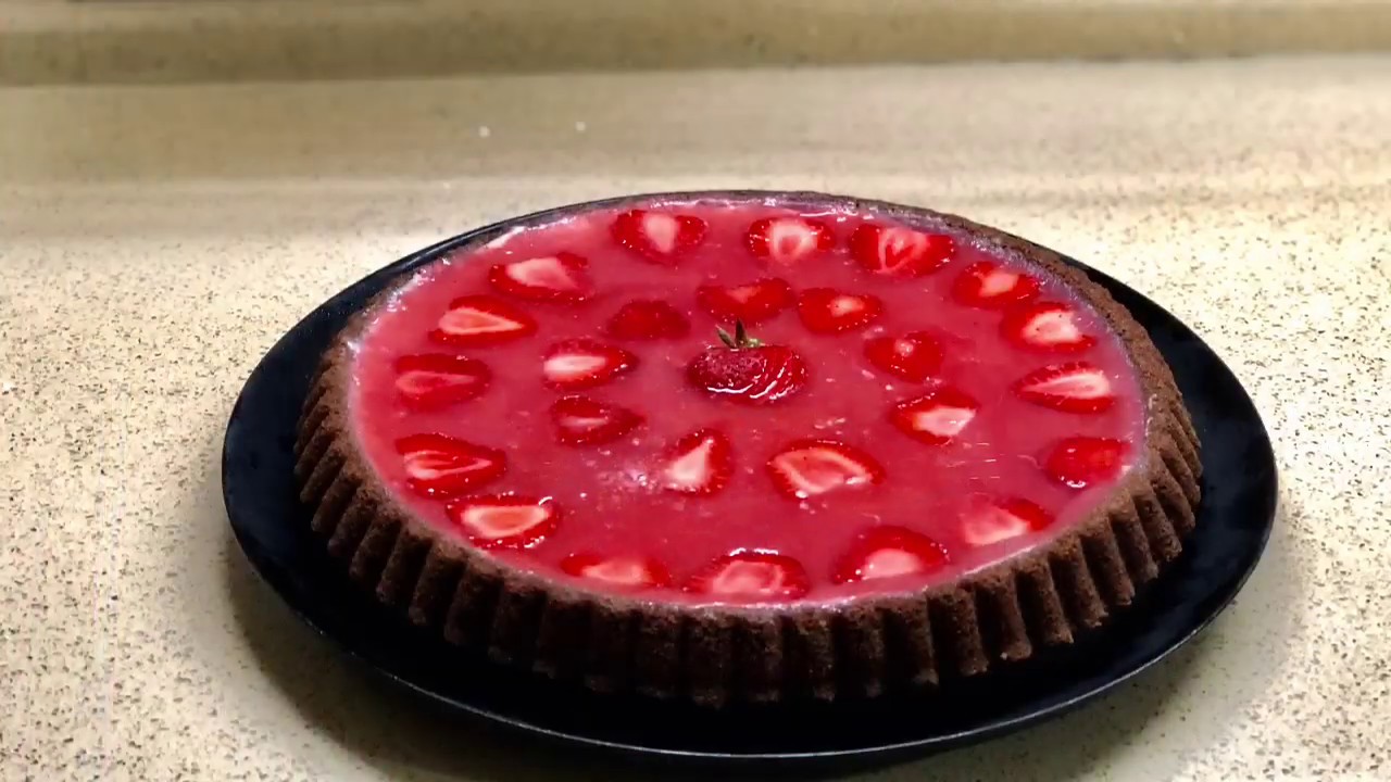 Tart Kalıbında Çilekli Pasta YouTube