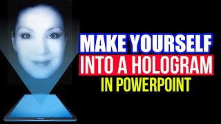 How to Make a 3D Hologram Video of Yourself... in PowerPoint! screenshot 5