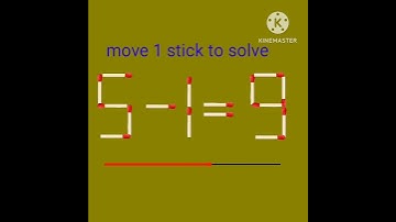 move 1 stick to solve fix the correct answer #matchstick #puzzles #masic