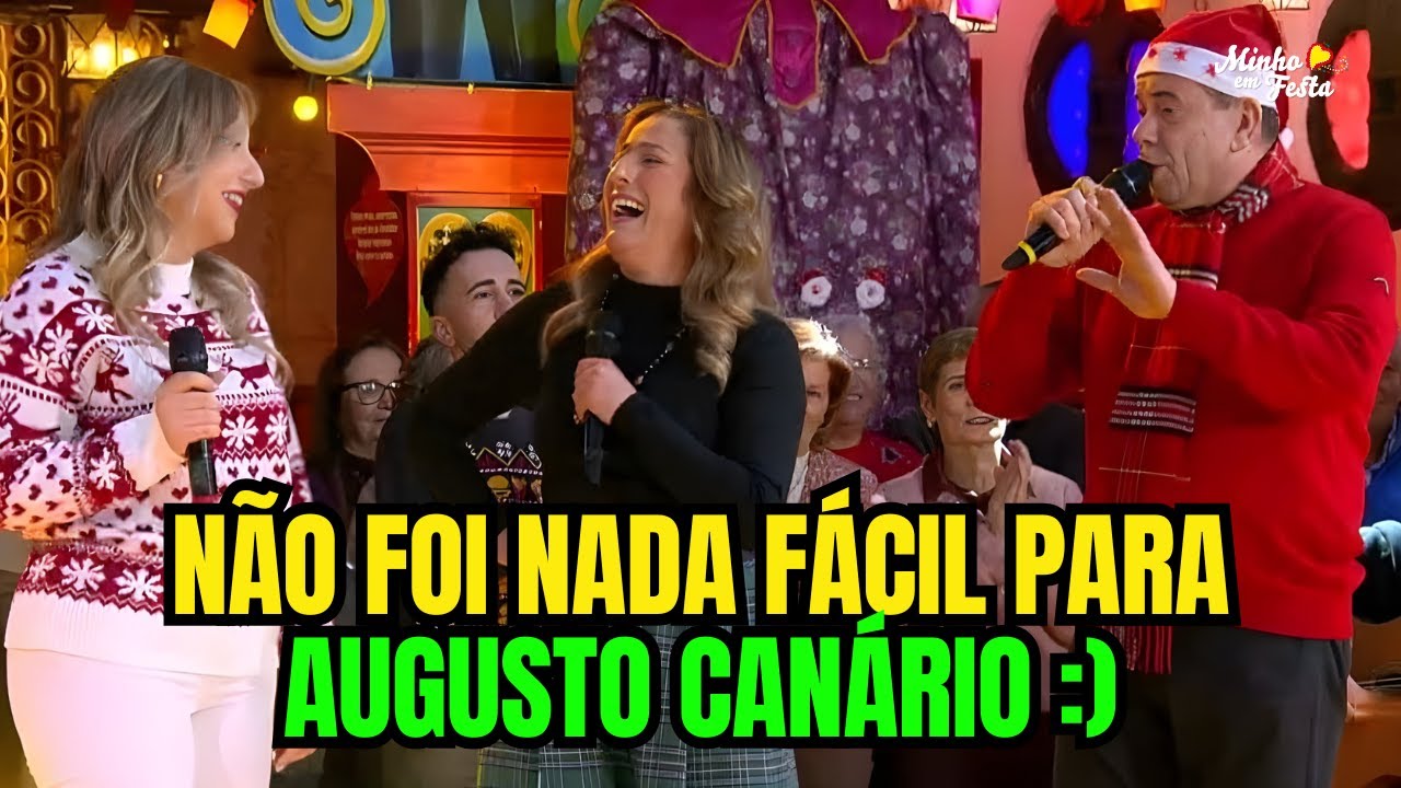 😂🎶 Isto Não Foi Nada Fácil para Augusto Canário