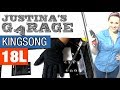 KingSong KS-18L tyre and inner tube change - disassembly - Justina's Garage (ep. 6)