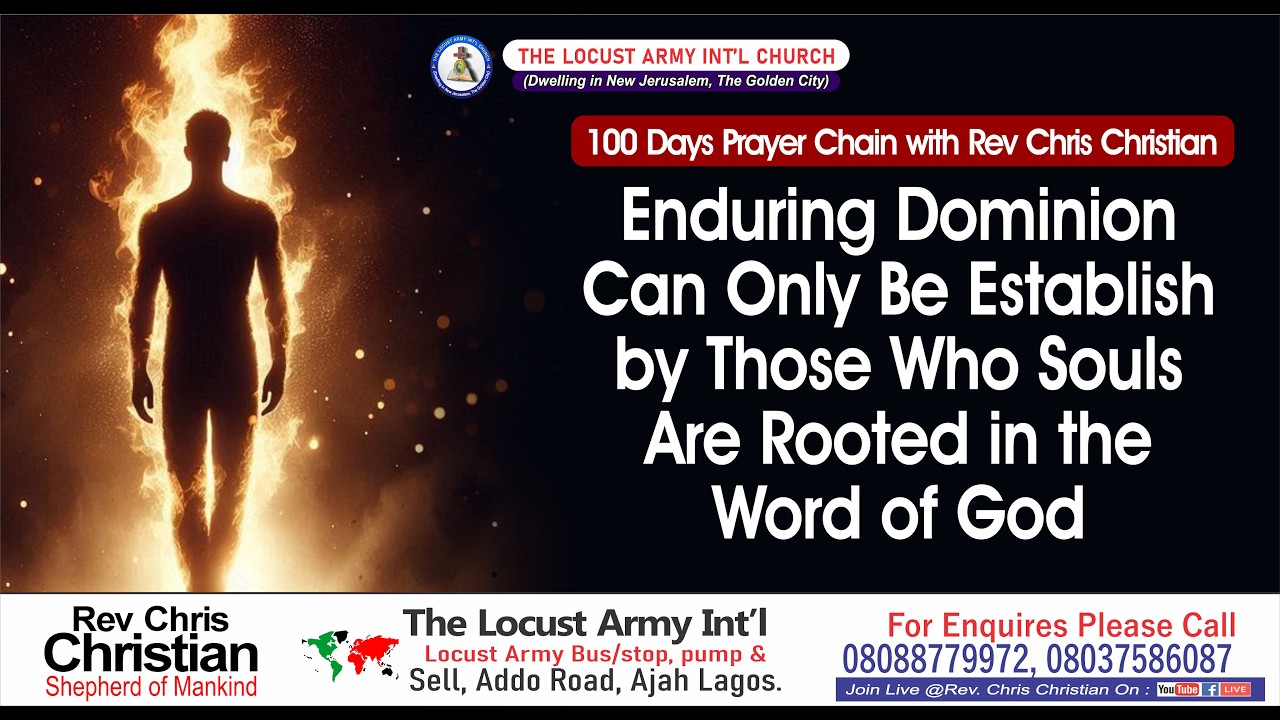 Enduring Dominion Can Only Be Establish by Those Who Souls Are Rooted in the Word of God