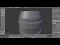 building and uv mapping a low poly barrel in blender
