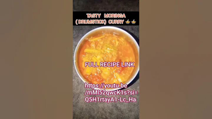 MORINGA (DRUMSTICKS) CURRY #shorts #trending #shortvideo