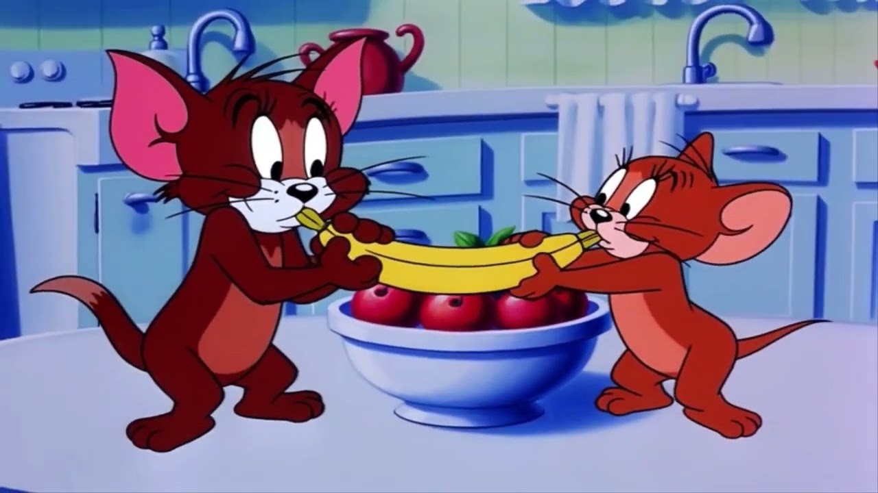 Tom & Jerry  The Painting Prank   Classic 1940s 2D Animation   Ai Video 