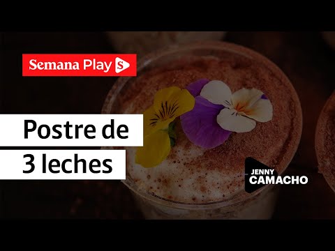 Postre de tres leches con merengue sin azúcar | Jenny Camacho