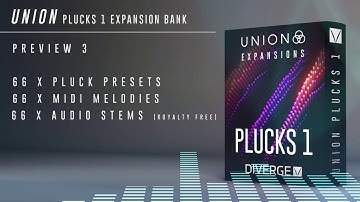 Union Plucks 1 Expansion Bank P3 [Ableton Live | Logic Pro | FL Studio | Cubase | Pro Tools]