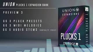 Union Plucks 1 Expansion Bank P3 Ableton Live Logic Pro Fl Studio Cubase Pro Tools