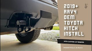 2019+ RAV4 OEM Toyota Hitch Install  Increase Your Clearance and Departure Angle!