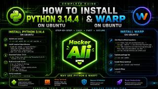 How to Install Python 3.14.4 &amp; Warp on Ubuntu (Step-by-Step Guide) 🚀