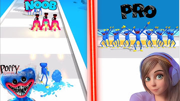 NOOB vs PRO -  Poppy Huggy  - Gameplay Mobile Android iOS