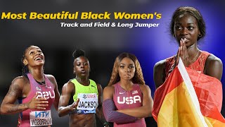 5 most beautiful black women in Athletics 🖤 || track and field & long jump women's ||