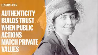Grace Coolidge Authenticity builds trust when public actions match private values