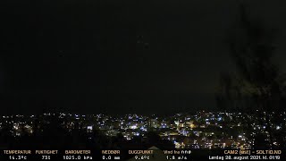 Timelapse Cam 2 - Natt til 28. august 2021
