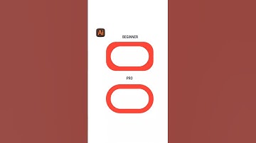 Adobe Illustrator 2025 Tips - How to create Rounded Corners like a PRO #adobe #illustrator #shorts