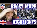 Rugby Fan REACTION to BEAST MODE Marshawn Lynch Highlights