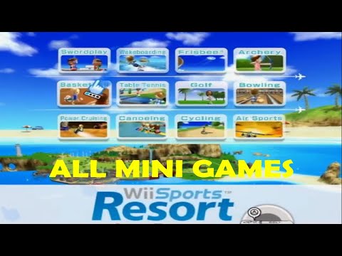 Club Wii Tennis Wii Sports Games List Wii Sports Resort All Mini Games