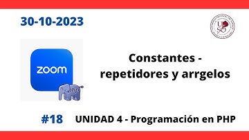 PROGRAMACIÓN EN PHP - CLASE #18 [30/10/2023] - Mayor Buratovich / Pellegrini