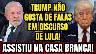 POLÊMICA! 19/06! TRUMP ASSISTE DISCURSO DE LULA E FICA TOTALMENTE DESCONCERTADO!