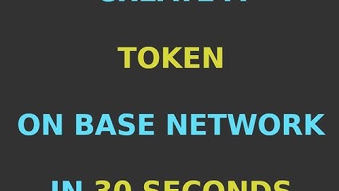 Creating a Crypto Token in 30 Seconds #crypto #basenetwork #token #launchpad #ethereum