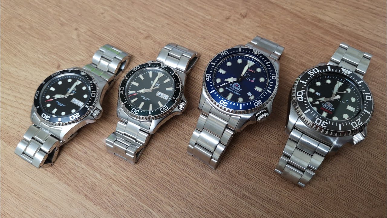 Orient Dive Watches. The Tiers Of Orient.