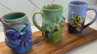 First Filmed Kiln Opening.  @finklepottery704 @undsethpottery @anasclayhouse @PerrinPottery 