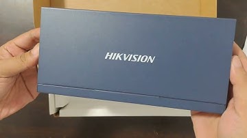 Unboxing Hikvision 8 PORT POE Switch DS 3E0310P EM